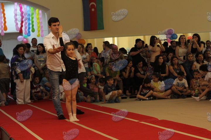 Будущие победители. Один день в Бакинской школе гимнастики - РЕПОРТАЖ - ФОТО