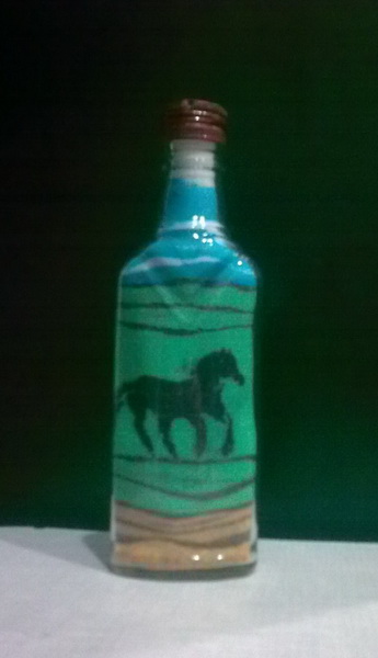 "Картинная галерея Day.Az": Интересные работы со цветной солью и пластилином - ФОТО