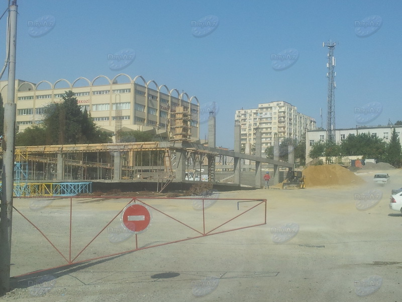 Для станции бакинского метро строится новый вестибюль – ФОТО