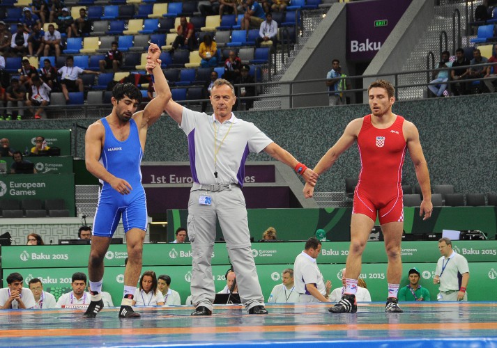 "Баку-2015": определились победители турнира по греко-римской борьбе - ОБНОВЛЕНО - ФОТО