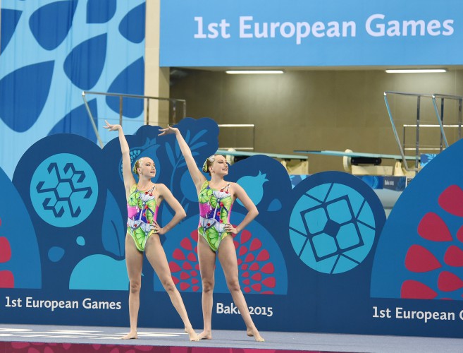 Определились финалисты командного турнира по синхронному плаванию на Евроиграх в Баку - ОБНОВЛЕНО - ФОТО