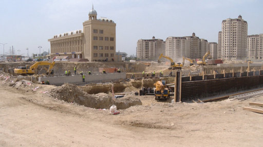 Автодорога у Олимпийского стадиона сделает движение транспорта удобнее - ФОТО