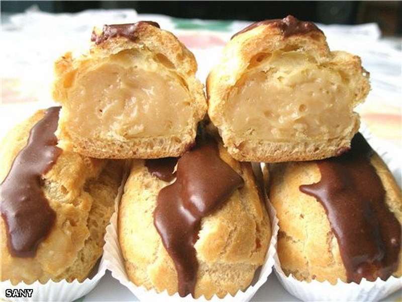 Эклеры с заварным кремом - ФОТО