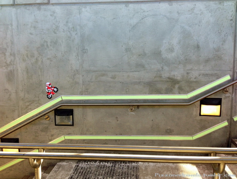 "Картинная галерея Day.Az": Уличное искусство Pizza and Pixels - ФОТО