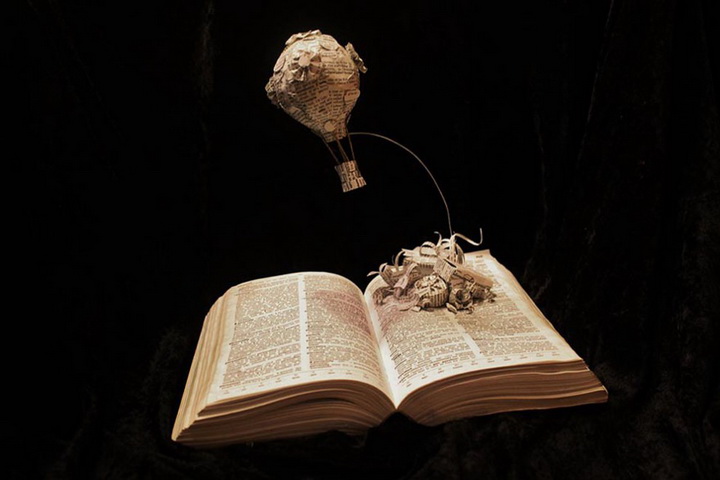 Эффектные скульптуры из книг - ФОТОСЕССИЯ