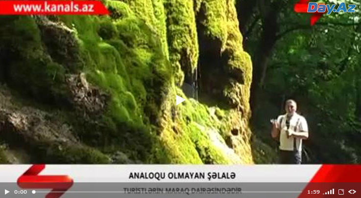 Azərbaycanda analoqu olmayan şəlalə - VİDEO