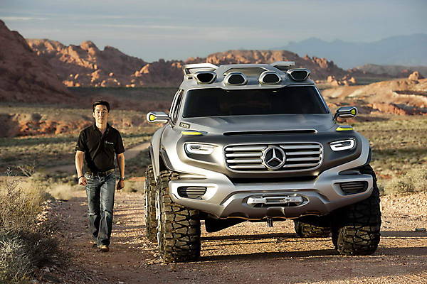 Прототип будущего Гелендваген: Mercedes Ener-G-Force - ФОТОСЕССИЯ