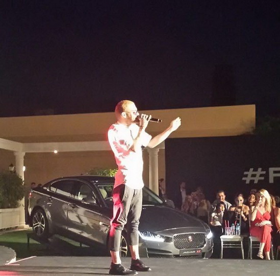 Günay Musayeva və Elnur Hüseynov Kiprdə podiumda - FOTOLAR