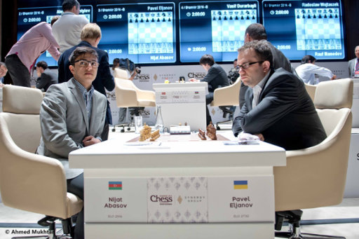 9-й день международного шахматного турнира "Shamkir Chess 2014" - ФОТО