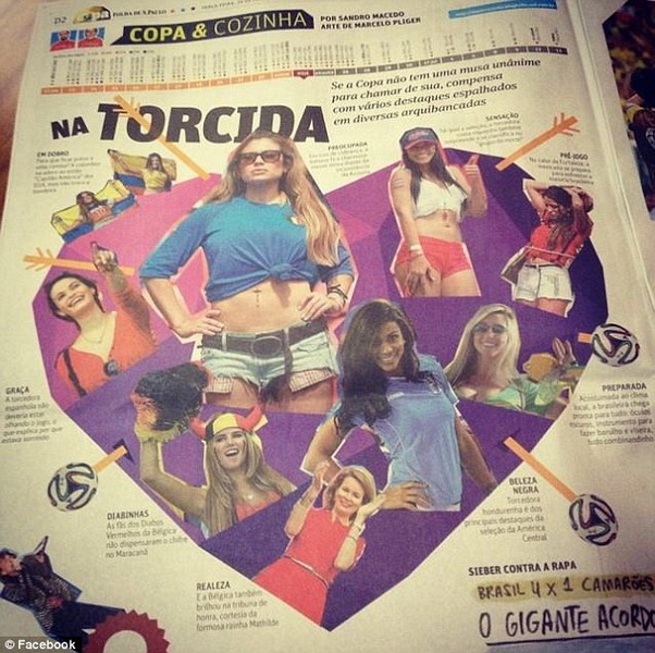 Красивая футбольная фанатка получила предложение от L'Oreal - ФОТО