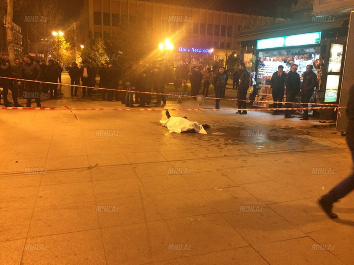 Bakının mərkəzində törədilən qətlin dəhşətli təfərrüatları - YENİLƏNİB - FOTO