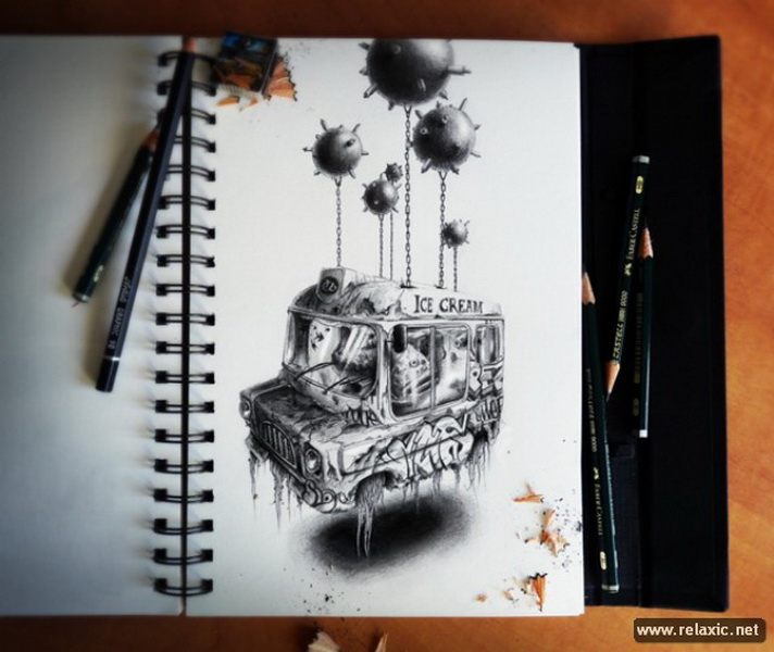 "Картинная галерея Day.Az": Волшебный блокнот - ФОТО