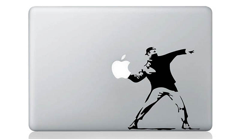 50 креативных наклеек на MacBook - ФОТОСЕССИЯ
