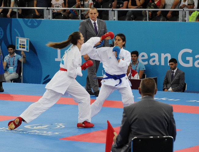 "Баку-2015": завершились полуфинальные состязания по карате - ОБНОВЛЕНО - ФОТО