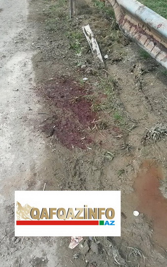 Qan qoxusu gələn dəmirlər... - Qəza baş verən yerdən fotolar