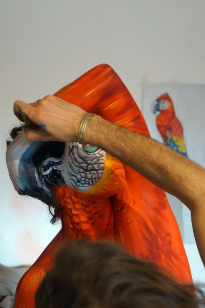 "Картинная галерея Day.Az": Потрясающая живопись на теле - ФОТО