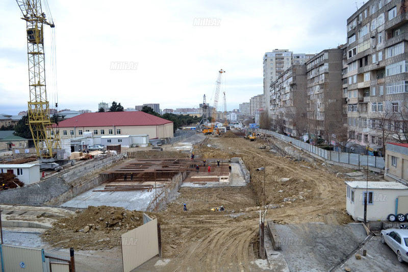 Inşası gedən metro stansiyası nə vaxt təhvil veriləcək? – FOTO