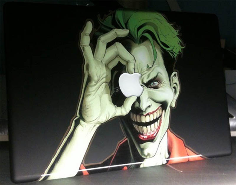 50 креативных наклеек на MacBook - ФОТОСЕССИЯ