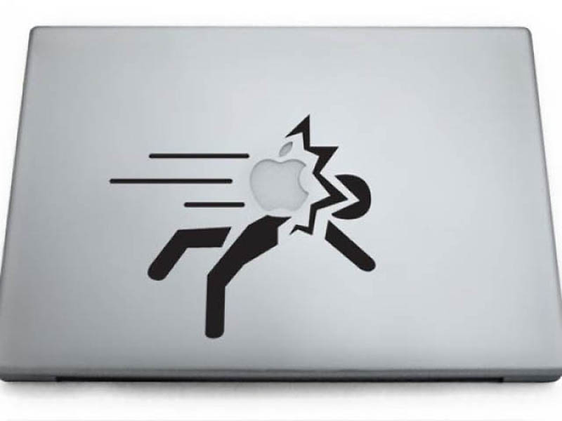 50 креативных наклеек на MacBook - ФОТОСЕССИЯ