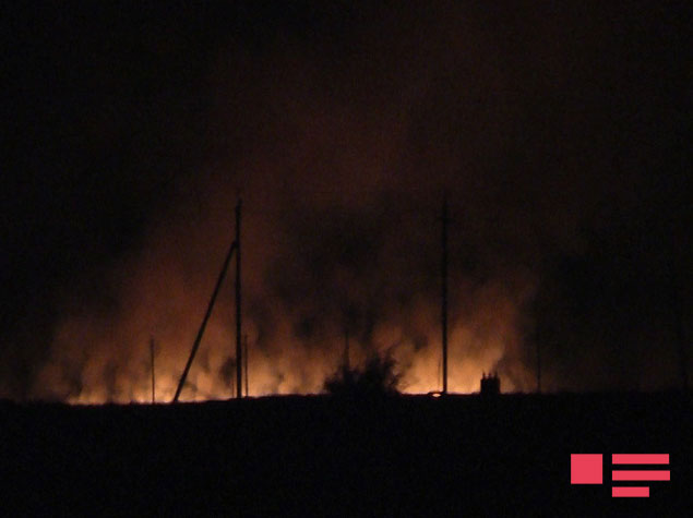 Армяне продолжают поджигать оккупированные территории - ФОТО