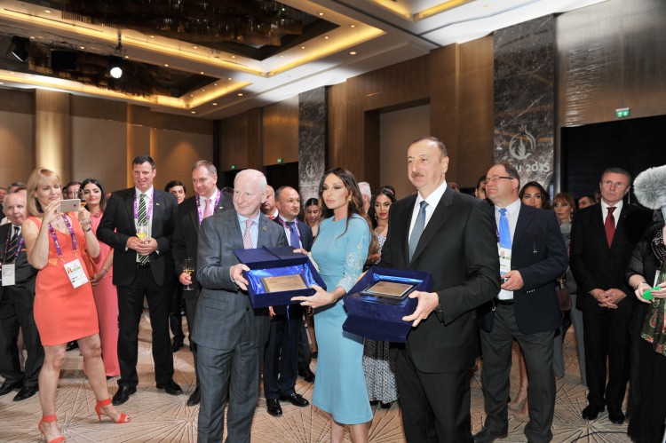 От имени Президента Ильхама Алиева и его супруги Мехрибан Алиевой организован прием для членов Олимпийской семьи - ОБНОВЛЕНО - ФОТО