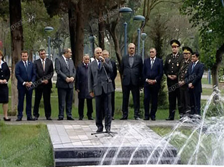 Gəncədə Fikrət Əmirov adına park açılıb - FOTO