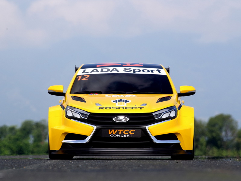 Гоночная Lada Vesta WTCC выйдет на трек в 2015 году - ФОТО