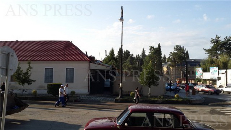 Külək iki rayonu viran elədi - YENİLƏNİB - FOTO