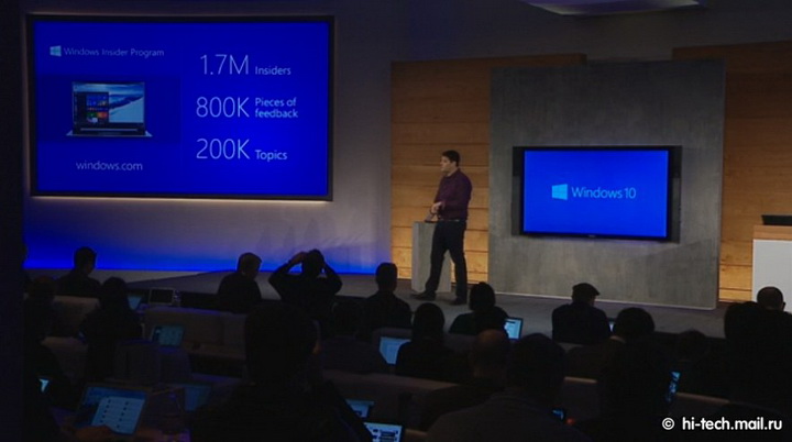 Microsoft показал свой долгожданный Windows 10 - ОБНОВЛЕНО - ФОТО