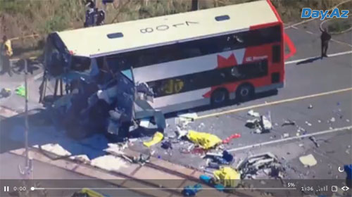 В Канаде двухэтажный автобус протаранил пассажирский поезд - ОБНОВЛЕНО - ФОТО - ВИДЕО