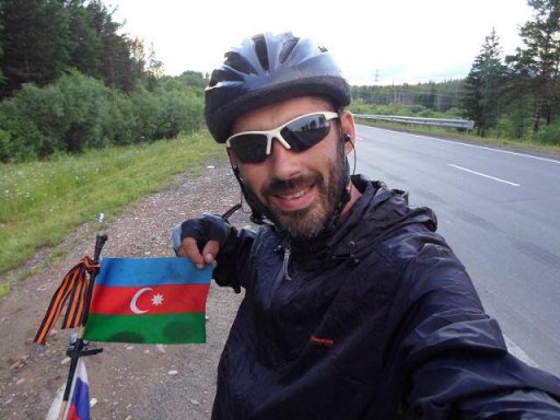 Путешественник Рамиль Зиядов совершает уникальный велопробег - ФОТО