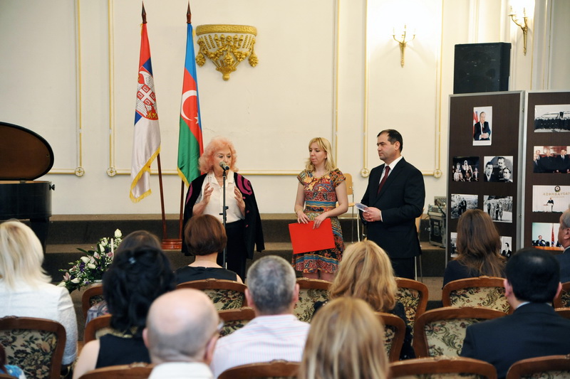 Serbiyada ümummilli lider Heydər Əliyevin 90 illik yubileyinə həsr olunmuş klassik musiqi konserti və fotosərgi keçirilmişdir - FOTO
