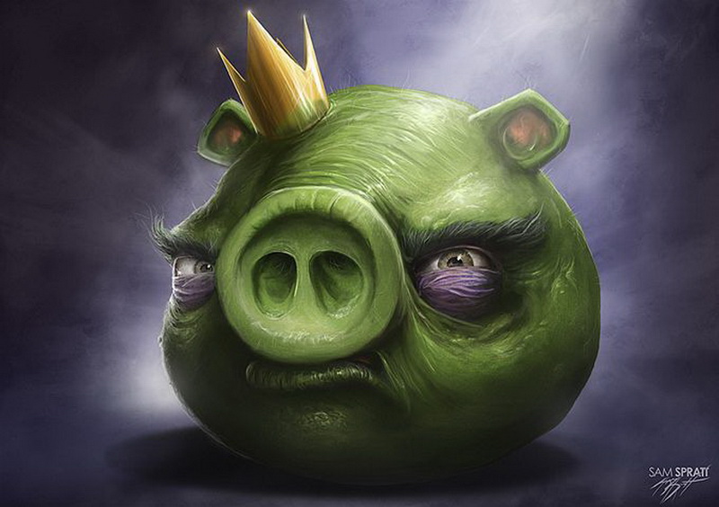 "Картинная галерея Day.Az": Новый взгляд на персонажей Angry Birds - ФОТО