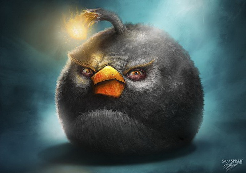 "Картинная галерея Day.Az": Новый взгляд на персонажей Angry Birds - ФОТО
