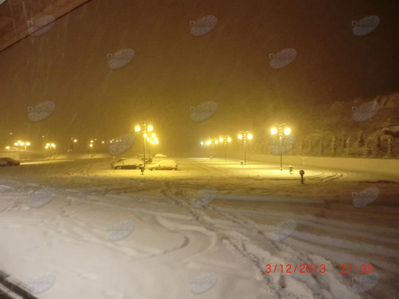 Горнолыжный курорт Азербайджана в снежных объятиях - ФОТО