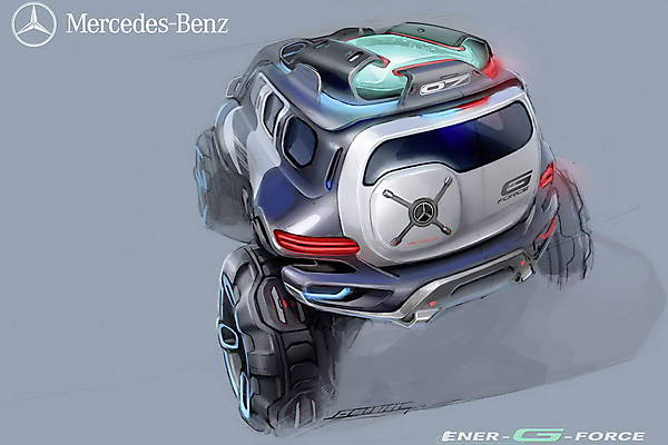 Прототип будущего Гелендваген: Mercedes Ener-G-Force - ФОТОСЕССИЯ
