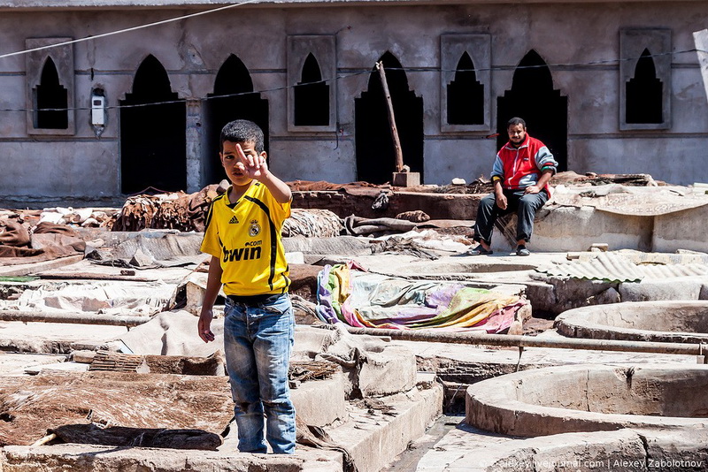 Марокко: как изготавливают натуральную кожу - ФОТОСЕССИЯ
