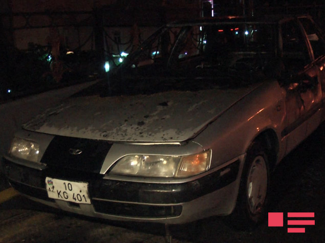В Баку взорвался Daewoo, водитель чудом спасся - ОБНОВЛЕНО - ФОТО - ВИДЕО