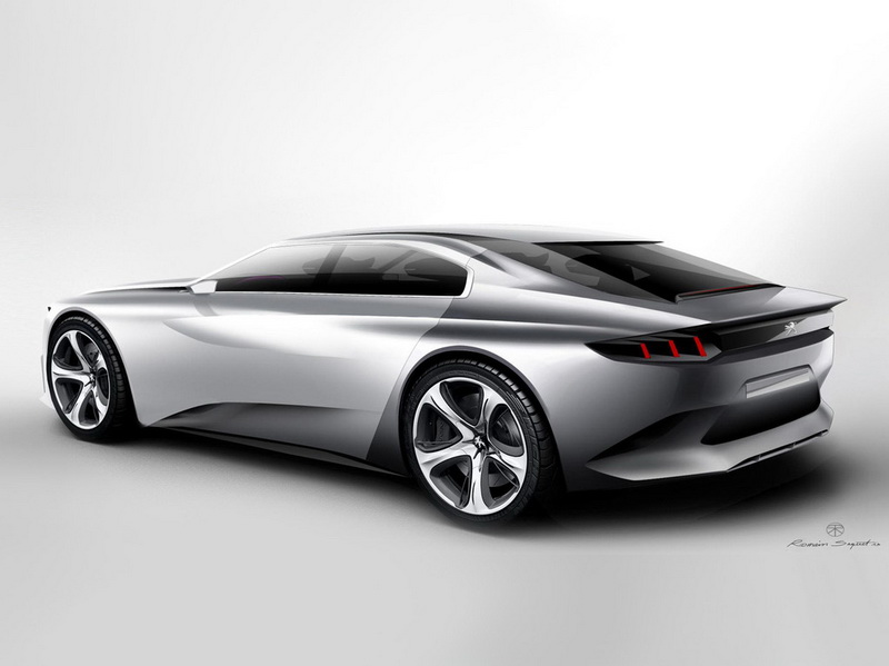 Концепт Peugeot для Китая - эбонитовое дерево, "акулья кожа" и 340 л.с. - ФОТО
