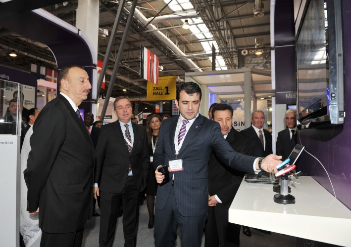Президент Ильхам Алиев принял участие в открытии выставки "Bakutel-2014" - ОБНОВЛЕНО - ФОТО