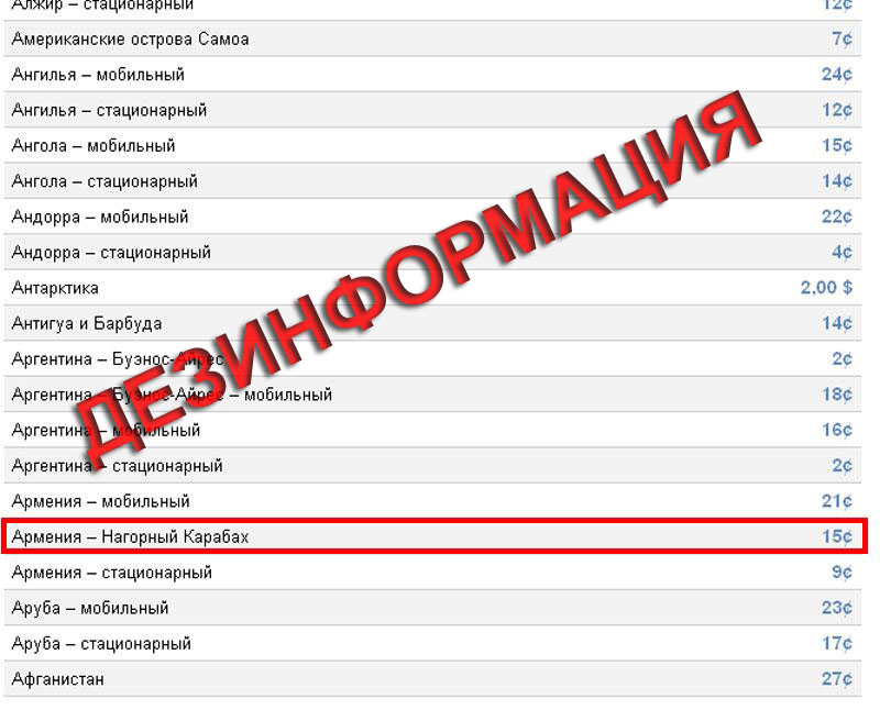 Google Voice не устранил ошибку касательно Азербайджана - ФОТО