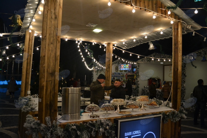 Настоящая сказка: новогодняя ярмарка в центре Баку - РЕПОРТАЖ - ФОТО