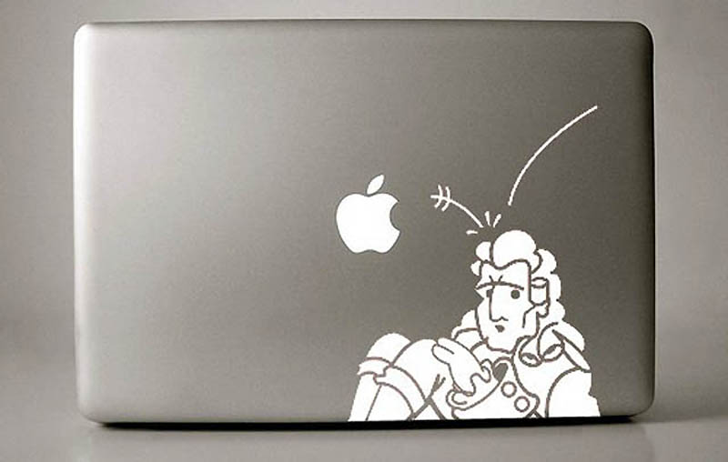 50 креативных наклеек на MacBook - ФОТОСЕССИЯ