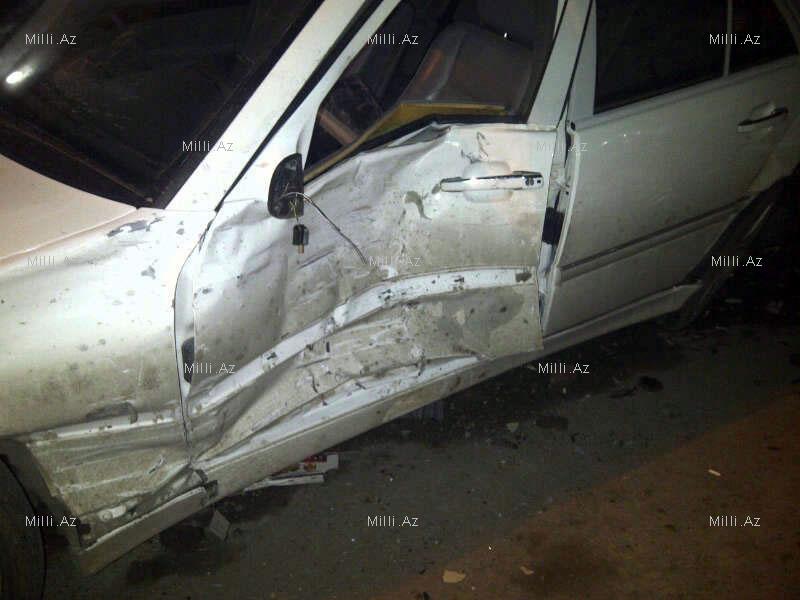 В Баку произошла цепная авария с участием Mercedes, ВАЗ и Chery – ФОТО