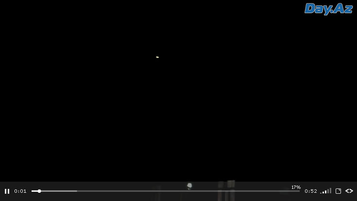 НЛО над Лянкяраном предсказывают глобальную катастрофу? - ВИДЕО