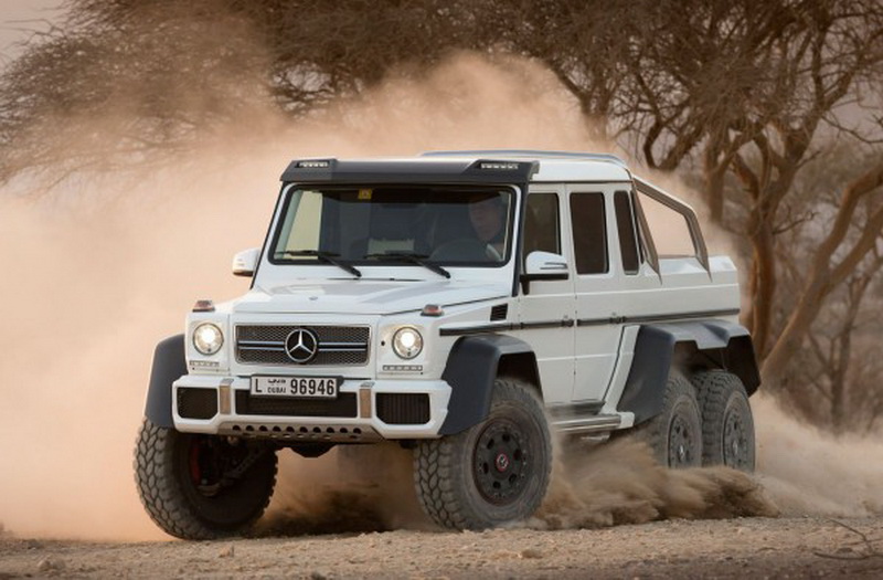Немцы представили шестиколесный Mercedes-Benz G63 AMG 6x6 - ФОТО - ВИДЕО