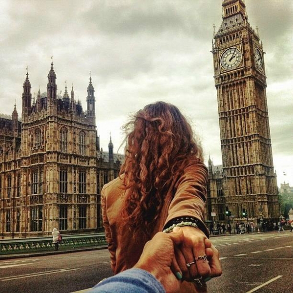 Знаменитый Instagram-проект "Следуй за мной" в Баку - ФОТО