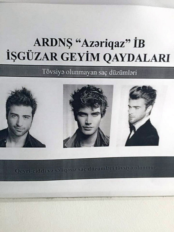 "Azəriqaz"da saç düzümü və geyim seçildi: "O olar, bu olmaz" - FOTO