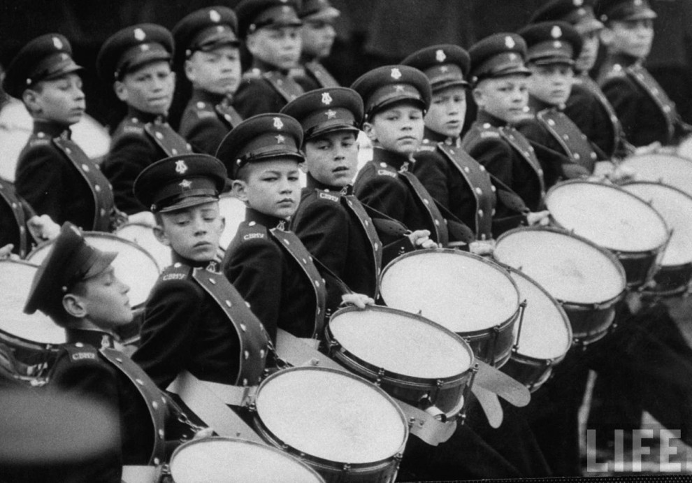Майские празднования в Москве в 1958 году - ФОТОСЕССИЯ