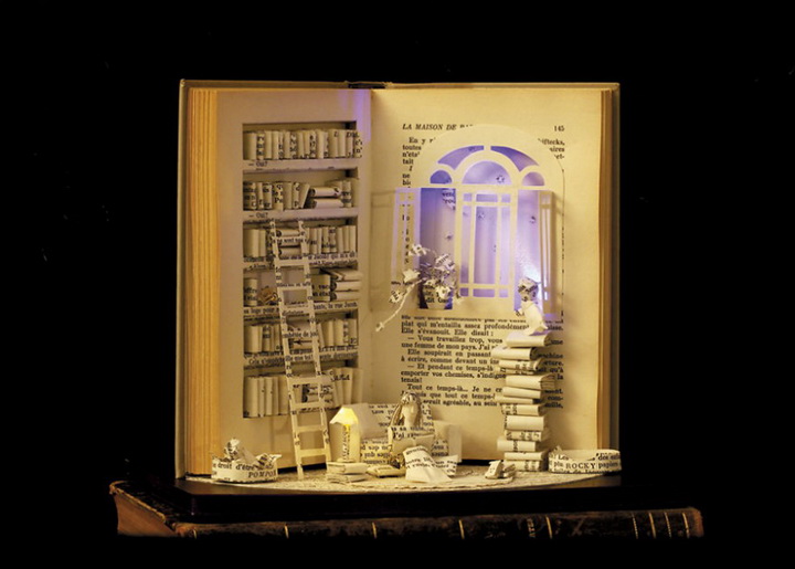 Эффектные скульптуры из книг - ФОТОСЕССИЯ